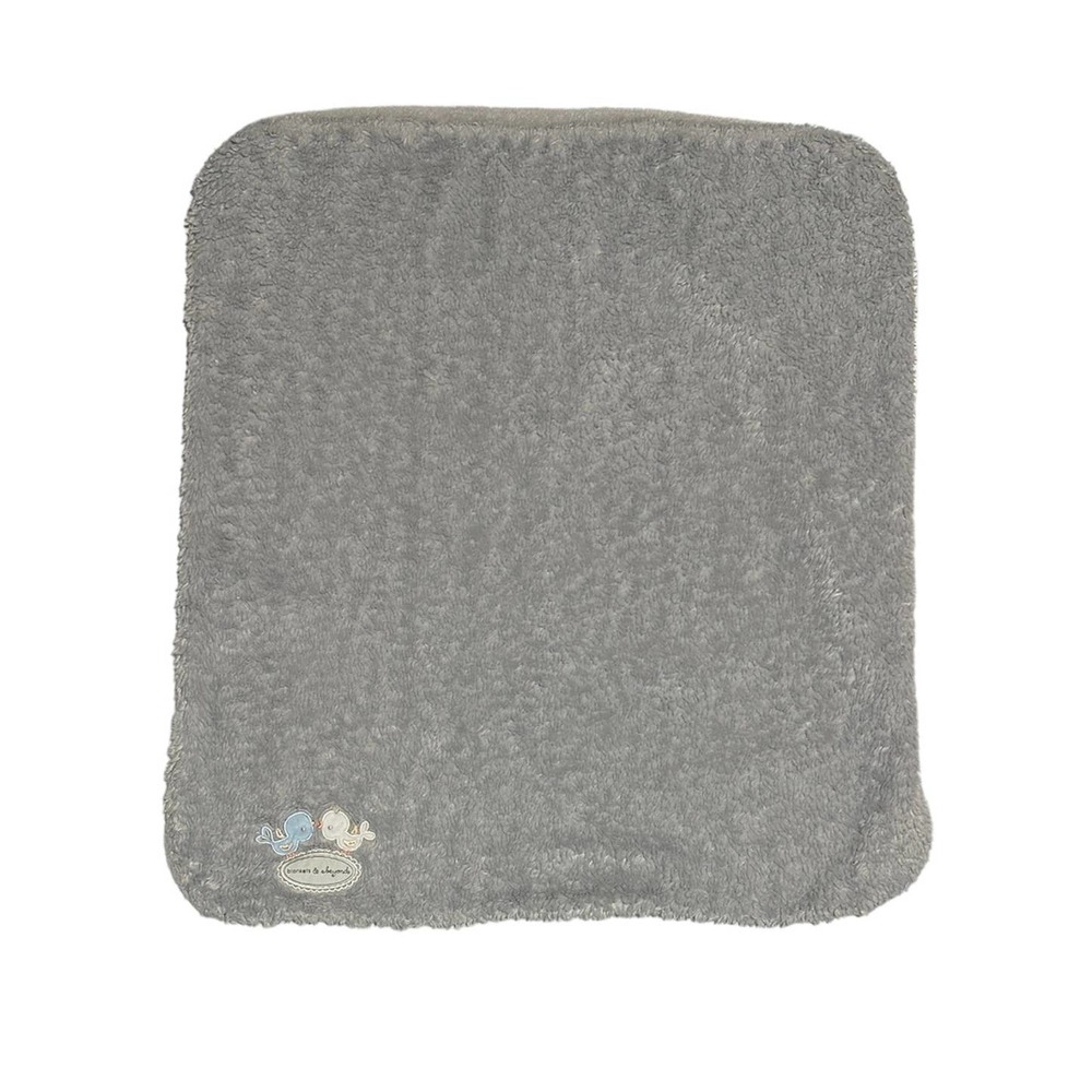 Blankets and Beyond Love Kissing Birds Chicks Gray Baby Security Lovey Blanket